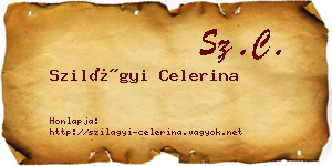 Szilágyi Celerina névjegykártya